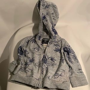 Oshkosh island print hoodie